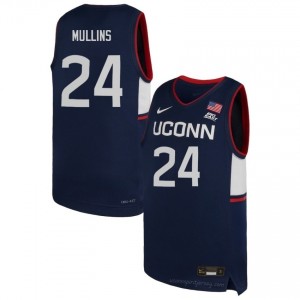 #24 Braylon Mullins UConn Huskies Navy Men Player Basketball Jersey | Premium Championship Gear 47261331