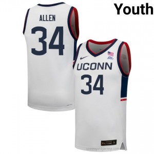 Ray Allen Huskies #34 White Player Jersey | Youth Basketball Elite Athletic Fit 17701979