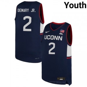 #2 Silas Demary Jr. UConn Navy Youth College Basketball Jersey | Premium Championship Gear 71561591